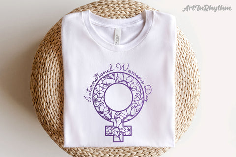 Happy Women's Day Svg, Floral Female Gender Symbol Svg, Women Svg SVG Artinrhythm shop 