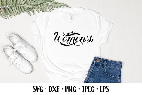 Happy Women’s Day SVG. Hand lettered design. Gift for woman SVG LaBelezoka 