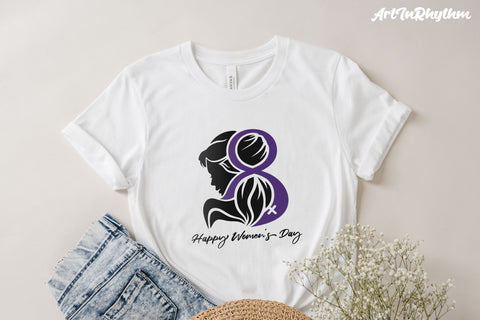 Happy Women's Day Svg, International Women's Day Svg, Women Svg, Purple Ribbon Svg SVG Artinrhythm shop 