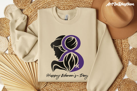 Happy Women's Day Svg, International Women's Day Svg, Women Svg, Purple Ribbon Svg SVG Artinrhythm shop 