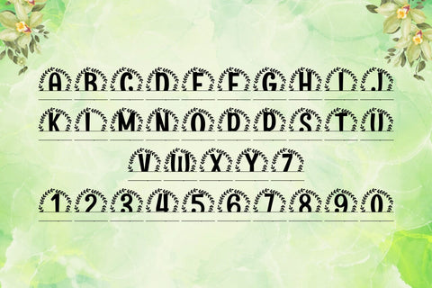 Harborcrest Monogram Font Font Dm Letter Studio 