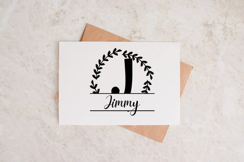 Harborcrest Split Monogram Font Font Dm Letter Studio 