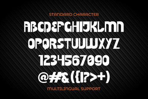 Hard Lines - Display Font Font Mozzatype 