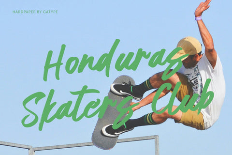 Hardpaper Font gatype 