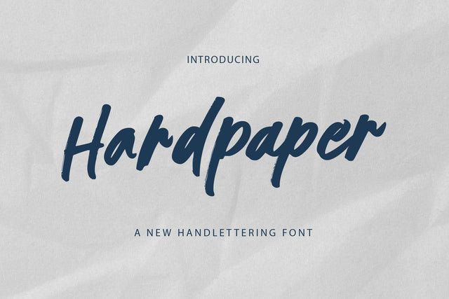 Hardpaper Font gatype 