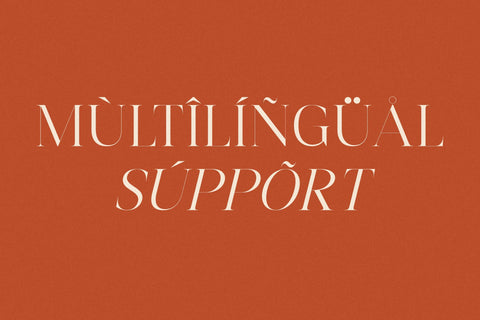 Harfine - Modern Serif Font Font Letterena Studios 