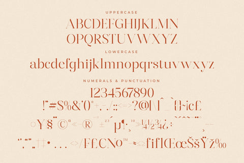 Harfine - Modern Serif Font Font Letterena Studios 