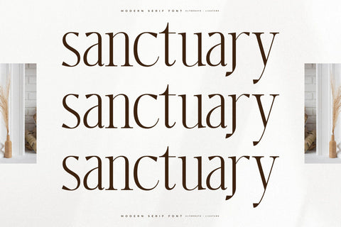 Harfterd - Modern Serif Font Font Letterena Studios 