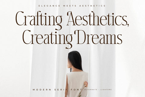 Harfterd - Modern Serif Font Font Letterena Studios 