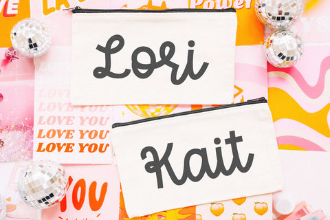 Harlie - Cute Script Font Font KA Designs 