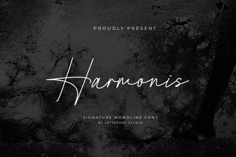 Harmonis Font LetterdayStudio 