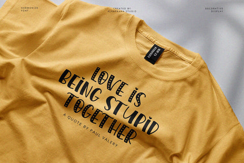 Harmonize - Display Font Font Alpaprana Studio 