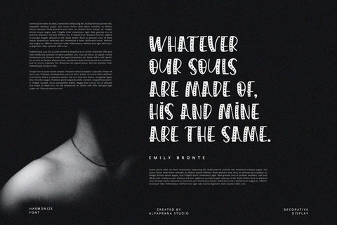 Harmonize - Display Font Font Alpaprana Studio 