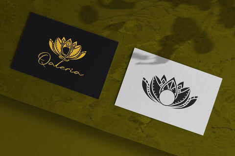 Harmony Lotus Mandala Monogram Font Dm Letter Studio 