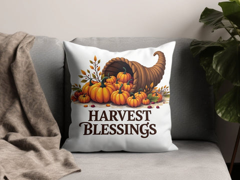 Harvest Blessings Fall Pumpkins Sublimation PNG Sublimation Luvleigh Digitals 