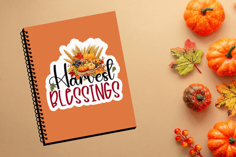 Harvest blessings Sticker Design Sublimation Regulrcrative 