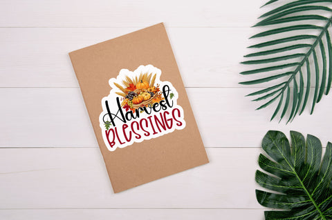Harvest blessings Sticker Design Sublimation Regulrcrative 