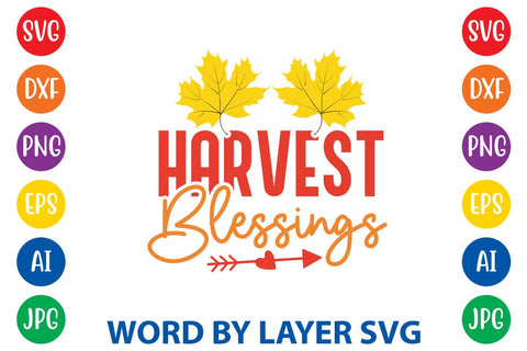 Harvest Blessings SVG DESIGN SVG Rafiqul20606 