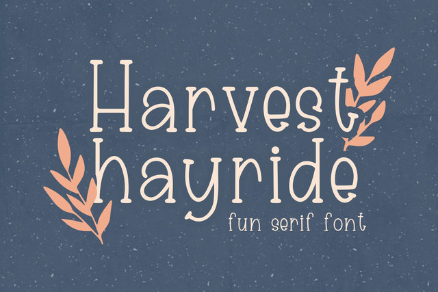 Harvest Hayride - A Fall Handwritten Serif Font Font Designing Digitals 