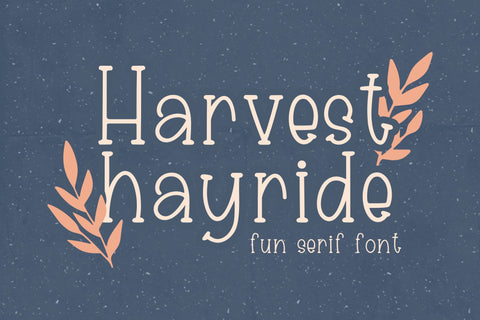 Harvest Hayride - A Fall Handwritten Serif Font Font Designing Digitals 