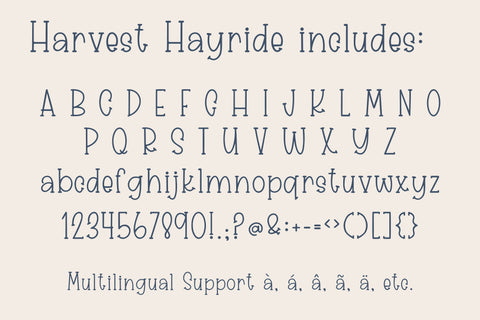 Harvest Hayride - A Fall Handwritten Serif Font Font Designing Digitals 