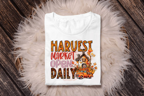 Harvest market open daily Sublimation Design Sublimation Regulrcrative 