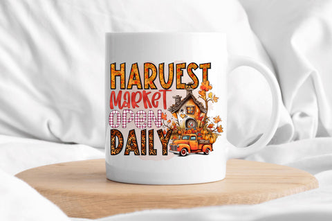 Harvest market open daily Sublimation Design Sublimation Regulrcrative 