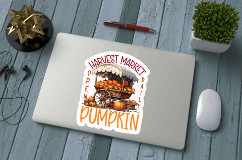 Harvest market open Sticker Design Sublimation Regulrcrative 