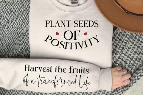 Harvest the fruits of a transformed life Sleeve SVG Design,Positive Sleeve SVG SVG Regulrcrative 