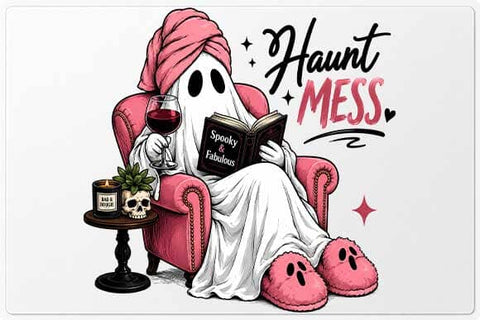 Haunt Mess PNG Cute Halloween Ghost Digital Download SVG BillahCrafts 