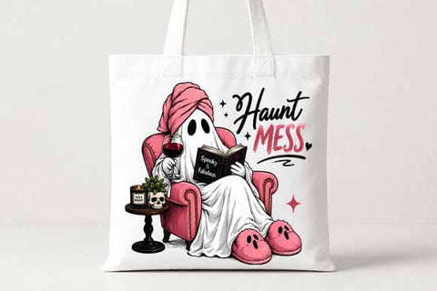 Haunt Mess PNG Cute Halloween Ghost Digital Download SVG BillahCrafts 