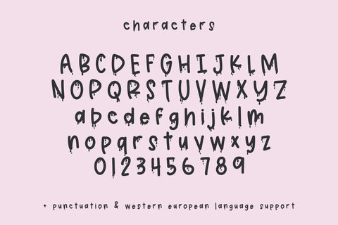 Haunt Mess Sans - A Drippy Blood Font Font Beck McCormick 