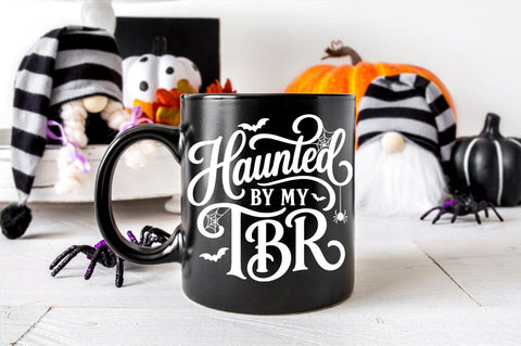 Haunted By My TBR SVG, Halloween Book Lover Cut File SVG Pickled Thistle Creative 