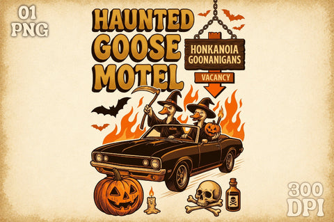 Haunted Cat Motel PNG-Spooky Black Cats Sublimation designartist 