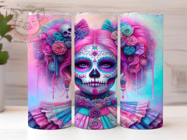 Haunted Gothic Doll Tumbler Wrap, Spooky Doll Tumbler, Halloween Decor Cup, Creepy Doll Design, Dark Gothic Present, Victorian Horror Gift, Haunted House Tumbler Sublimation Lara' s Designs 