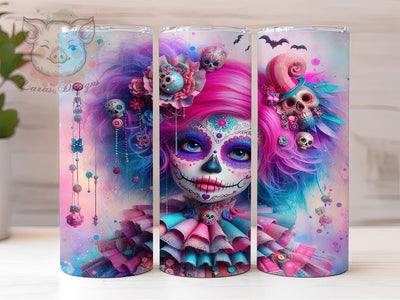 Haunted Gothic Doll Tumbler Wrap, Spooky Doll Tumbler, Halloween Decor Cup, Creepy Doll Design, Dark Gothic Present, Victorian Horror Gift, Haunted House Tumbler Sublimation Lara' s Designs 