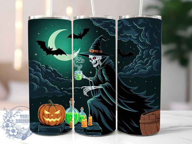 Haunted Gothic Halloween Witch Tumbler, Spooky Season Tumbler Wrap, Watercolor Gothic Design, 20Oz Skinny Tumbler Wrap, Witchcraft Sublimation Wrap, Gothic Halloween Drinkware, Haunted Season Tumbler Sublimation ToriDesigns 