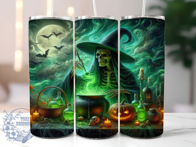 Haunted Gothic Halloween Witch Tumbler, Spooky Season Tumbler Wrap, Watercolor Gothic Design, 20Oz Skinny Tumbler Wrap, Witchcraft Sublimation Wrap, Gothic Halloween Drinkware, Haunted Season Tumbler Sublimation ToriDesigns 