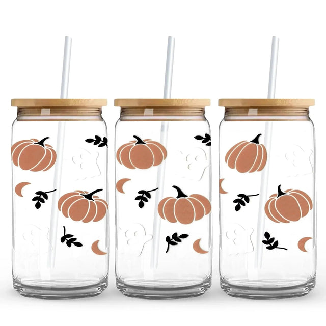 Haunted Harvest 9.7 x 4.3 UV DTF Wrap Only (Cup NOT Included) Physical DIY Craft Warehouse 