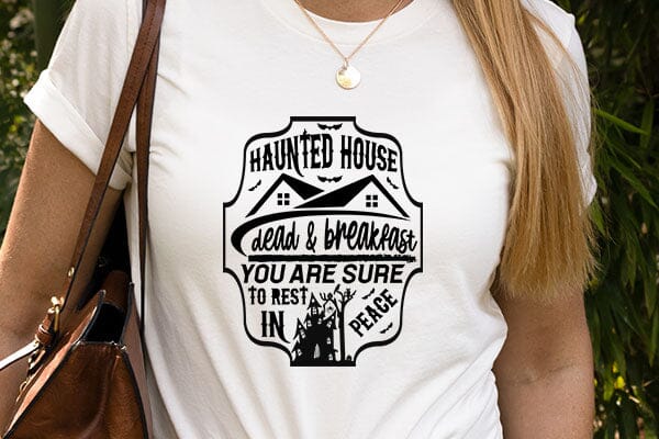 Haunted house dead & breakfast you are sure to rest in peace SVG Angelina750 