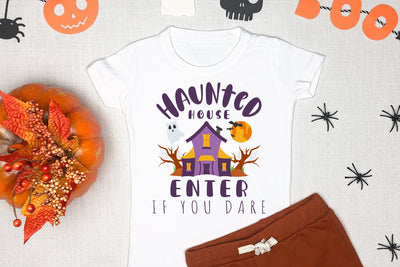 Haunted House Enter If You Dare SVG SVG dapiyupi store 