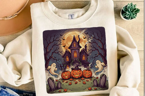 Haunted House Halloween PNG Designs Sublimation shah alam 