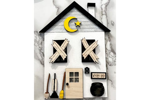 Haunted House Laser SVG file SVG Crafting With Brenna 