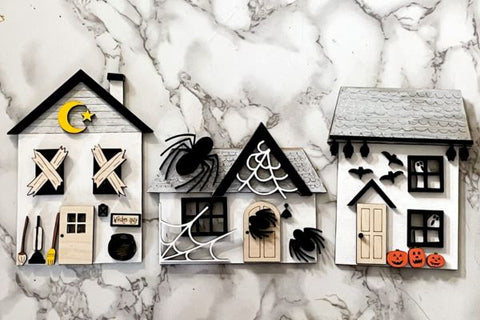 Haunted House Laser SVG file SVG Crafting With Brenna 