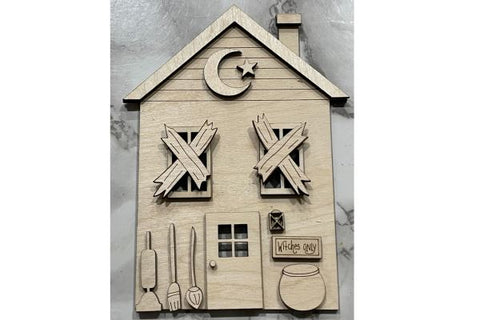 Haunted House Laser SVG file SVG Crafting With Brenna 