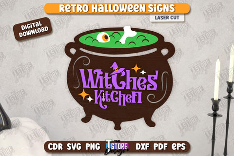 Haunted House Wall Décor Laser Cut Bundle | Seasonal Home Décor Idea | Halloween Wall Sign | Halloween Decoration | CNC Files SVG The T Store Design 