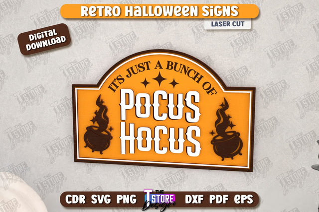 Haunted House Wall Décor Laser Cut | Seasonal Home Décor Idea | Halloween Wall Sign | Halloween Decoration | CNC File SVG The T Store Design 