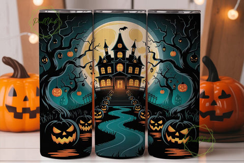 Haunted Mansion Halloween 20oz Tumbler Sublimation PixelChick 