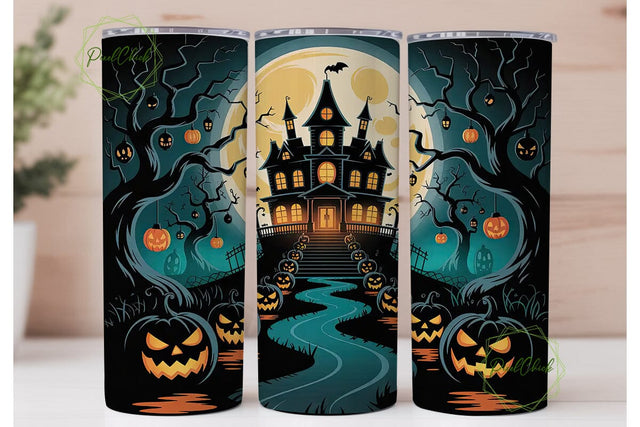 Haunted Mansion Halloween 20oz Tumbler Sublimation PixelChick 