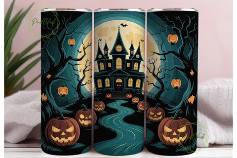 Haunted Mansion Halloween 20oz Tumbler Sublimation PixelChick 